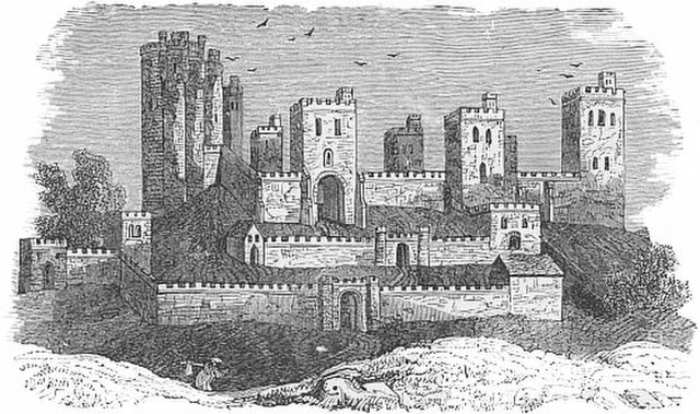 Image of castle engraving
